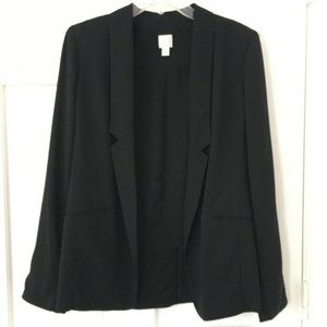 LC Lauren Conrad Black Boyfriend Blazer